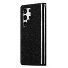For Samsung Galaxy S24 Ultra 5G Glitter Powder Love Leather Phone Case(Black) - 3