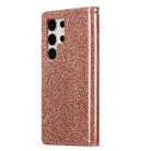 For Samsung Galaxy S24 Ultra 5G Glitter Powder Love Leather Phone Case(Pink) - 3