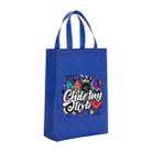 Graffiti Printed Non-woven Fabric Bag Print On Your Demand, Size:38x30x10cm(Royal Blue) - 1