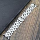 For Apple Watch 46mm / 49mm / 45mm / 44mm Norman Clasp Three-Link Stainless Steel Watch Band(Silver) - 2