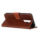 For Xiaomi Redmi 9 Nappa Texture Horizontal Flip Leather Case with Holder & Card Slots & Wallet(Brown) - 3