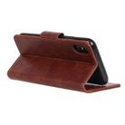 For Xiaomi Redmi 9A Nappa Texture Horizontal Flip Leather Case with Holder & Card Slots & Wallet(Brown) - 3