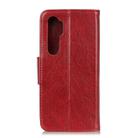 For Xiaomi Mi Note 10 Lite Nappa Texture Horizontal Flip Leather Case with Holder & Card Slots & Wallet(Red) - 2