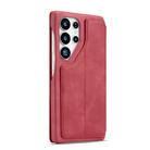 For Samsung Galaxy S25 Ultra 5G LC.IMEEKE Hon Ancient Series Flip Leather Phone Case(Red) - 3