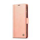 For Samsung Galaxy S25 5G LC.IMEEKE Card Slots Skin Feeling Leather Phone Case(Rose Gold) - 2