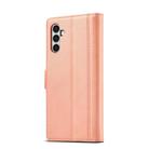 For Samsung Galaxy S25 5G LC.IMEEKE Card Slots Skin Feeling Leather Phone Case(Rose Gold) - 3