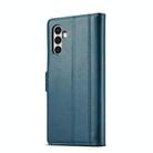 For Samsung Galaxy S25+ 5G LC.IMEEKE Card Slots Skin Feeling Leather Phone Case(Blue) - 3