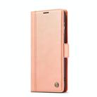 For Samsung Galaxy S25+ 5G LC.IMEEKE Card Slots Skin Feeling Leather Phone Case(Rose Gold) - 2