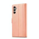 For Samsung Galaxy S25+ 5G LC.IMEEKE Card Slots Skin Feeling Leather Phone Case(Rose Gold) - 3