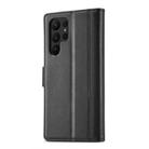 For Samsung Galaxy S25 Ultra 5G LC.IMEEKE Card Slots Skin Feeling Leather Phone Case(Black) - 3