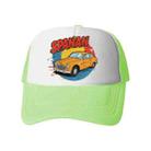 Car Printed Sponge Mesh Cloth Hat Peaked Cap Print On Your Demand(Mint Green) - 1