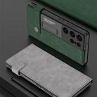 For Samsung Galaxy S25 Ultra 5G GKK Flip Wallet Leather Phone Case, Frosted Series, Not Included Pen(Frosted Grey) - 2