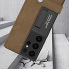 For Samsung Galaxy S25 Ultra 5G GKK Flip Wallet Leather Phone Case, Frosted Series, Not Included Pen(Frosted Grey) - 3
