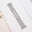 For Apple Watch 46mm / 49mm / 45mm / 44mm Five-bead Stripe Stainless Steel Watch Band(Silver) - 2