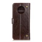 For Huawei Mate 40 Copper Buckle Nappa Texture Horizontal Flip Leather Case with Holder & Card Slots & Wallet(Coffee) - 3