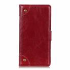 For Huawei Mate 40 Pro Copper Buckle Nappa Texture Horizontal Flip Leather Case with Holder & Card Slots & Wallet(Wine Red) - 1