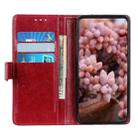 For Huawei Mate 40 Pro Copper Buckle Nappa Texture Horizontal Flip Leather Case with Holder & Card Slots & Wallet(Wine Red) - 5