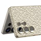 For Samsung Galaxy S25 Ultra 5G GKK Hidden Realm Plating Leather Phone Case , Not Included Pen(Pink) - 3