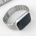 For Apple Watch 42mm / 41mm / 40mm / 38mm Single Bead Side-removable Stainless Steel Watch Band(Silver) - 3