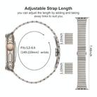 For Apple Watch 46mm / 49mm / 45mm / 44mm Butterfly Clasp One-Bead Titanium Alloy Watch Band(Titanium) - 2
