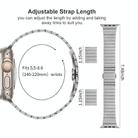 For Apple Watch 46mm / 49mm / 45mm / 44mm Butterfly Clasp One-Bead Titanium Alloy Watch Band(Silver) - 2