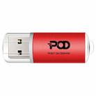 POD Colorful Metal USB 2.0 Flash Drive Print On Your Demand, Memory:256GB(Red) - 1