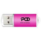 POD Colorful Metal USB 2.0 Flash Drive Print On Your Demand, Memory:256GB(Rose Red) - 1