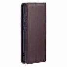 For Samsung Galaxy A21 2 in 1 Detachable Magnetic Horizontal Flip Genuine Leather Case with Holder & Card Slots & Wallet(Dark Brown) - 3