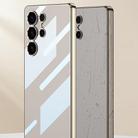 For Samsung Galaxy S25 Ultra 5G GKK Plating Transparent TPU Phone Case(Glod) - 3