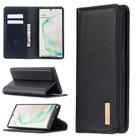 For Samsung Galaxy Note10 2 in 1 Detachable Magnetic Horizontal Flip Genuine Leather Case with Holder & Card Slots & Wallet(Black) - 1