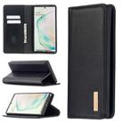 For Samsung Galaxy Note10+ 2 in 1 Detachable Magnetic Horizontal Flip Genuine Leather Case with Holder & Card Slots & Wallet(Black) - 1