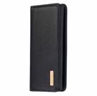 For Samsung Galaxy Note10+ 2 in 1 Detachable Magnetic Horizontal Flip Genuine Leather Case with Holder & Card Slots & Wallet(Black) - 2