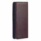 For Samsung Galaxy S20+ 2 in 1 Detachable Magnetic Horizontal Flip Genuine Leather Case with Holder & Card Slots & Wallet(Dark Brown) - 3