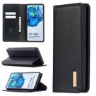 For Samsung Galaxy S20 Ultra 2 in 1 Detachable Magnetic Horizontal Flip Genuine Leather Case with Holder & Card Slots & Wallet(Black) - 1