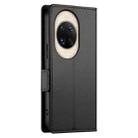 For Huawei nova 14 Ultra Side Buckle Magnetic Frosted Leather Phone Case(Black) - 3