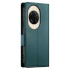 For Huawei nova 14 Ultra Side Buckle Magnetic Frosted Leather Phone Case(Dark Green) - 3