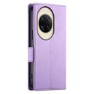 For Huawei nova 14 Ultra Side Buckle Magnetic Frosted Leather Phone Case(Purple) - 3