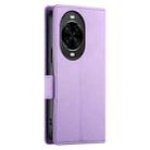 For Huawei nova 14 Pro Side Buckle Magnetic Frosted Leather Phone Case(Purple) - 3