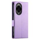 For Huawei nova 14 Side Buckle Magnetic Frosted Leather Phone Case(Purple) - 3