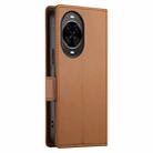 For Huawei nova 14 Side Buckle Magnetic Frosted Leather Phone Case(Brown) - 3