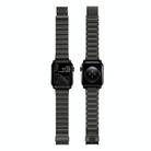 For Apple Watch 46mm / 49mm / 45mm / 44mm Norman Clasp One-Bead Stainless Steel Watch Band(Tin Color) - 3