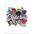 Graffiti Frameless Canvas Decorative Painting Print On Your Demand, Size:13x18cm - 1