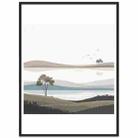 Scenery Decorative Painting with PS Frame Print On Your Demand, Size:15x20cm - 1