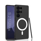 For Samsung Galaxy S25 Ultra 5G GKK Ultra-thin Skin Feel MagSafe Phone Case, Not Included Pen(Black) - 1