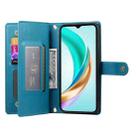 For Huawei nova 14 Ultra Nine Card-slot Zipper Wallet Bag Leather Phone Case(Blue) - 3