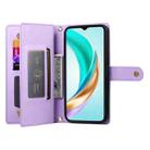For Huawei nova 14 Pro Nine Card-slot Zipper Wallet Bag Leather Phone Case(Purple) - 3