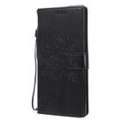 For Samsung Galaxy Note20 Ultra Tree & Cat Pattern Pressed Printing Horizontal Flip PU Leather Case with Holder & Card Slots & Wallet & Lanyard(Black) - 2