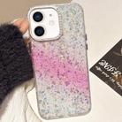 For iPhone 11 Starry Sky Gradient IMD Phone Case(Pink) - 1