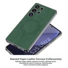 For Samsung Galaxy S25 Ultra 5G GKK Plating Leather Built-in MagSafe Frosted Phone Case(Black) - 3