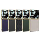 For Samsung Galaxy S25 Ultra 5G GKK Plating TPU + Leather Lens Protection Full Coverage Phone Case(Titanium Gray) - 2